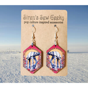 Star Wars AT-AT Imperial Earrings Walker Assault Vehicle